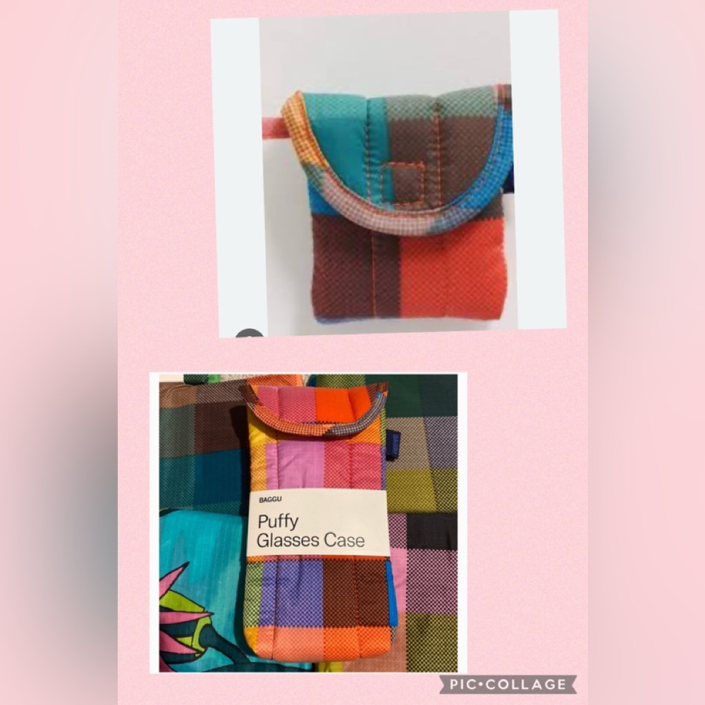 ISO Puffy BAGGU MADRAS SUNGLASSES & AIRPOD CASES READ DESCRIPTION PLEASW